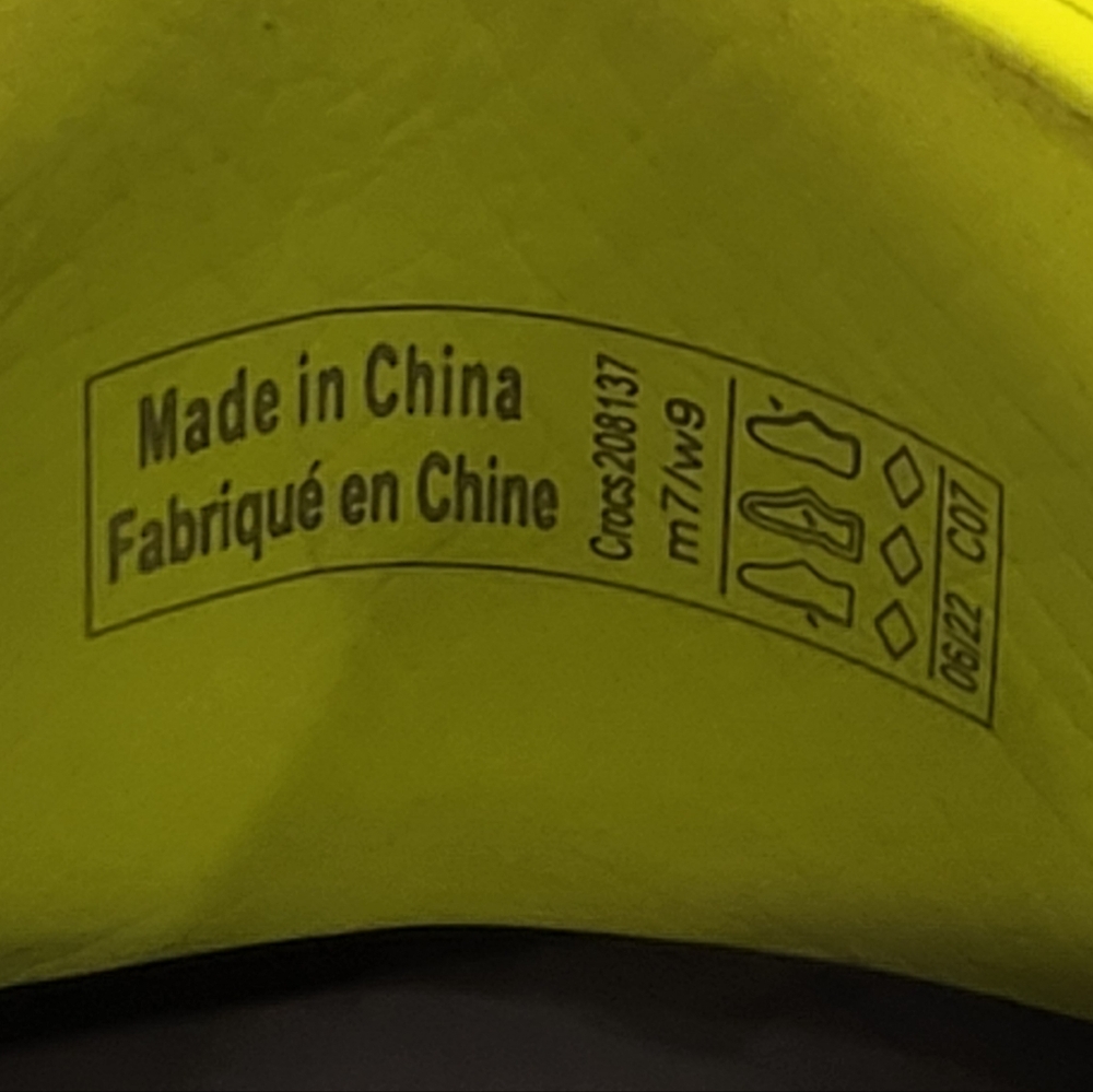 PRE-LOVED CONDITION | Men's Crocs Ron English x All-Terrain Clog Area 54 | M7 W9 - Picture 16 of 16